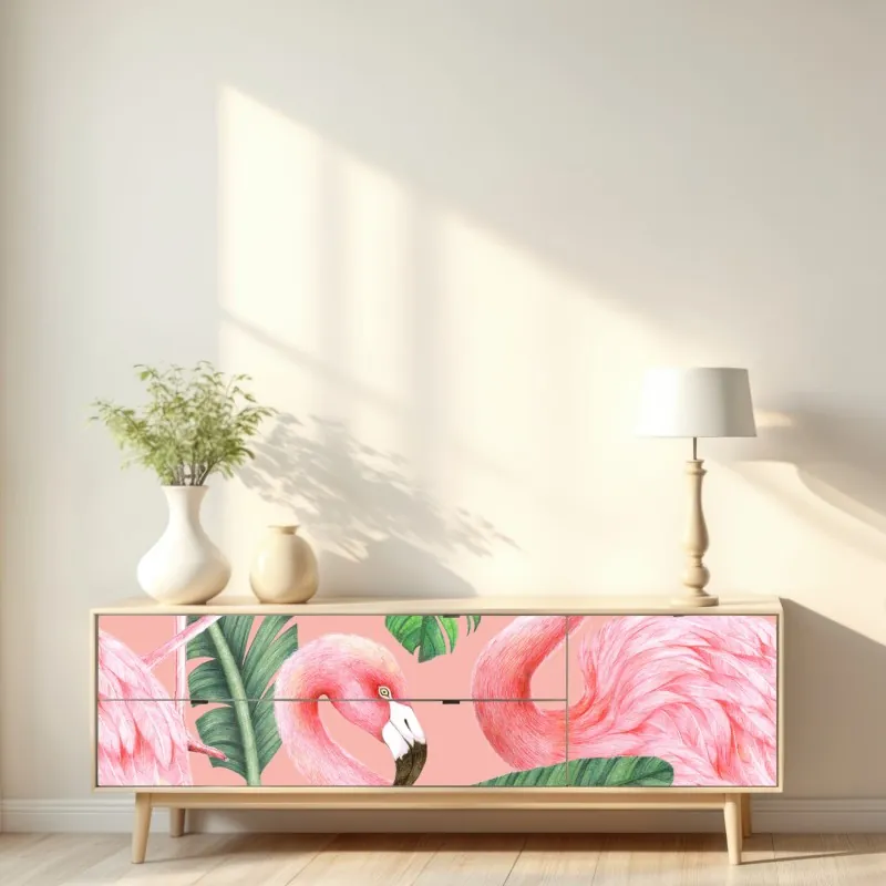 Naklejka repozycjonowalna ornamentalny złoty wzór chmur – Wallissimo®