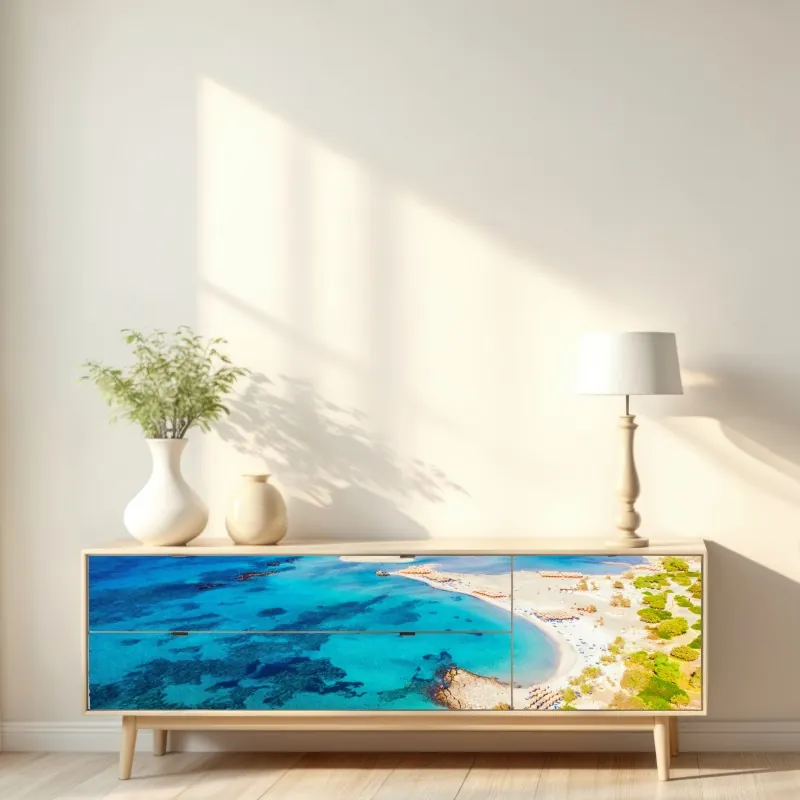 Naklejka repozycjonowalna Stambuł z Błękitnym Meczetem o zachodzie słońca – Wallissimo®