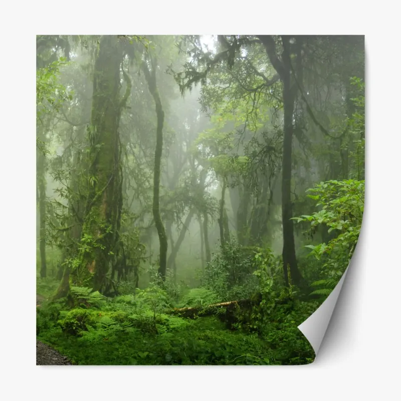 Naklejka repozycjonowalna wzór z muszlami w granacie i beżu – Wallissimo®