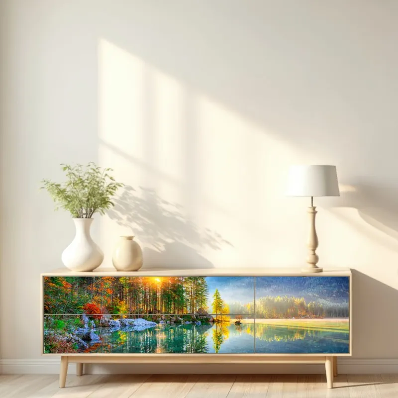 Naklejka repozycjonowalna panoramiczny widok na most Golden Gate – Wallissimo®