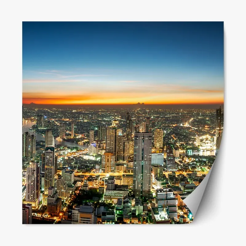 Naklejka repozycjonowalna złoty liść monstera na białym tle – Wallissimo®