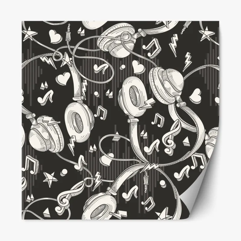 Naklejka repozycjonowalna tropikalny wzór botaniczny z tukanem – Wallissimo®