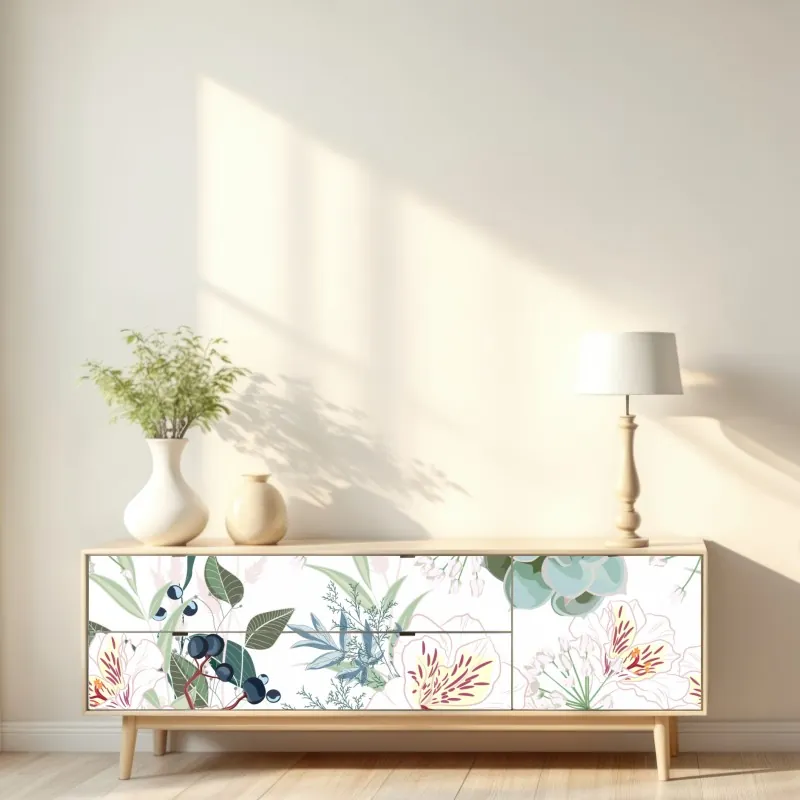 Naklejka repozycjonowalna złoty art deco łukowy wzór – Wallissimo®