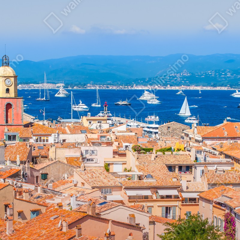 Naklejka repozycjonowalna słoneczna panorama nadmorska – Wallissimo® Naklejka repozycjonowalna słoneczna panorama nadmorska – Wallissimo®