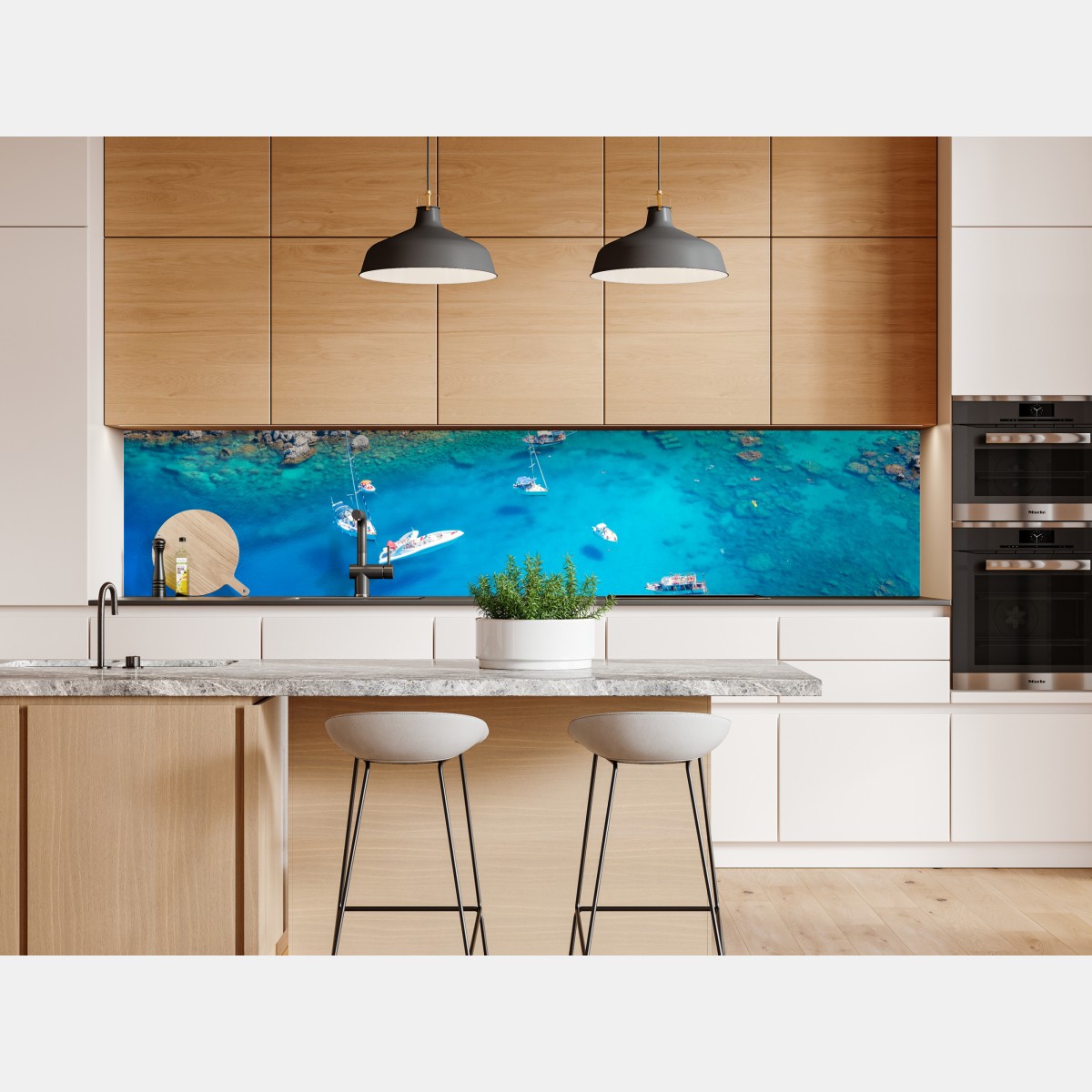 Naklejka repozycjonowalna widok z lotu ptaka na zatokę Anthony Quinn, Rodos – Wallissimo® Naklejka repozycjonowalna widok z lotu ptaka na zatokę Anthony Quinn, Rodos – Wallissimo®