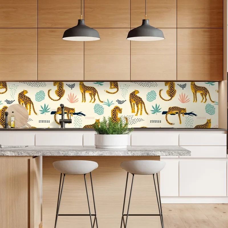 Naklejka repozycjonowalna ściana z mchem na ceglanej strukturze – Wallissimo®