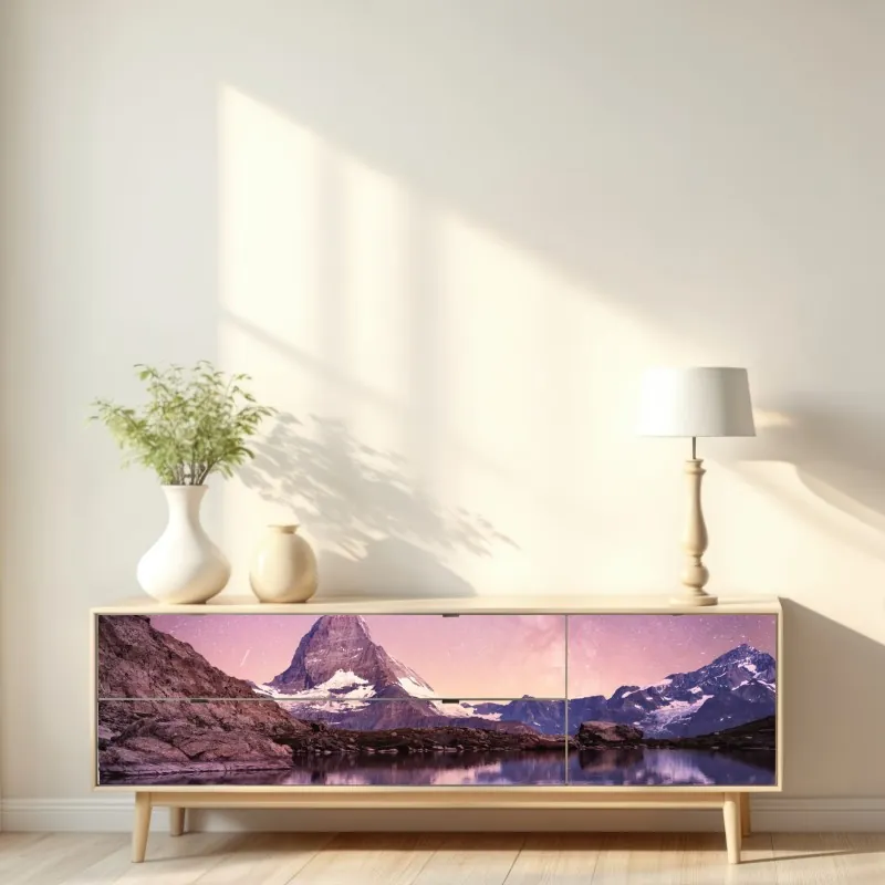 Naklejka repozycjonowalna monochromatyczny wzór łuków – Wallissimo®