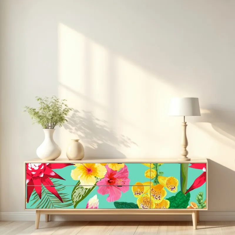 Naklejka repozycjonowalna ciemna faktura marmuru z niebieskimi żyłkami – Wallissimo®