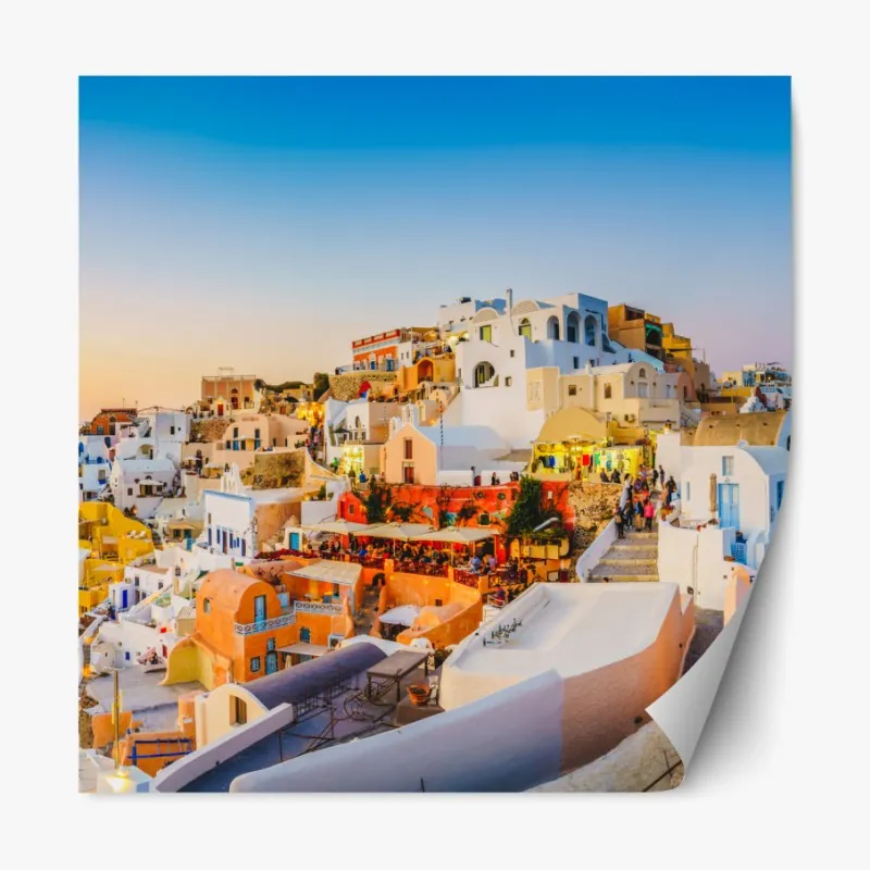 Naklejka repozycjonowalna elegancki wzór z żurawiami i lotosami – Wallissimo®