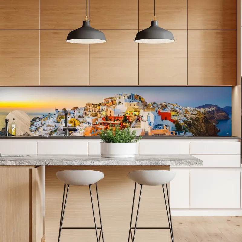 Naklejka repozycjonowalna elegancki wzór z żurawiami i lotosami – Wallissimo®