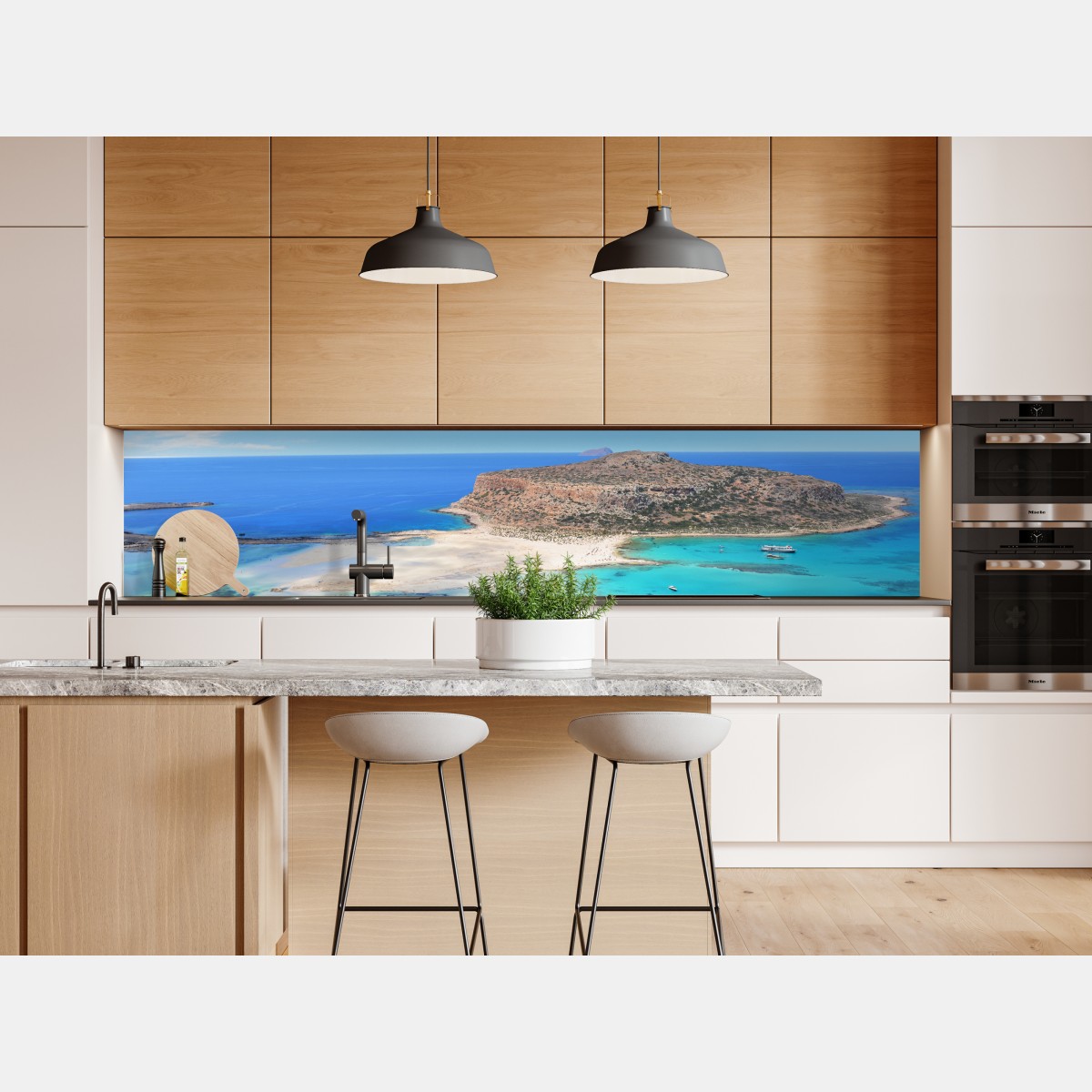 Naklejka repozycjonowalna laguna Balos turkusowy krajobraz, Kreta – Wallissimo® Naklejka repozycjonowalna laguna Balos turkusowy krajobraz, Kreta – Wallissimo®