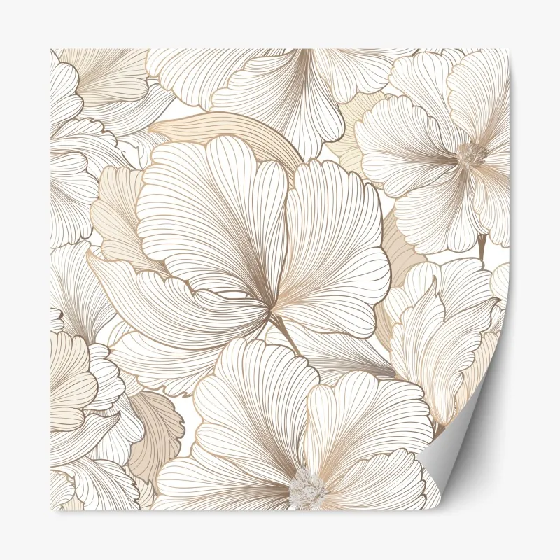 Naklejka repozycjonowalna intensywny fioletowy 3d wir wstęg – Wallissimo®