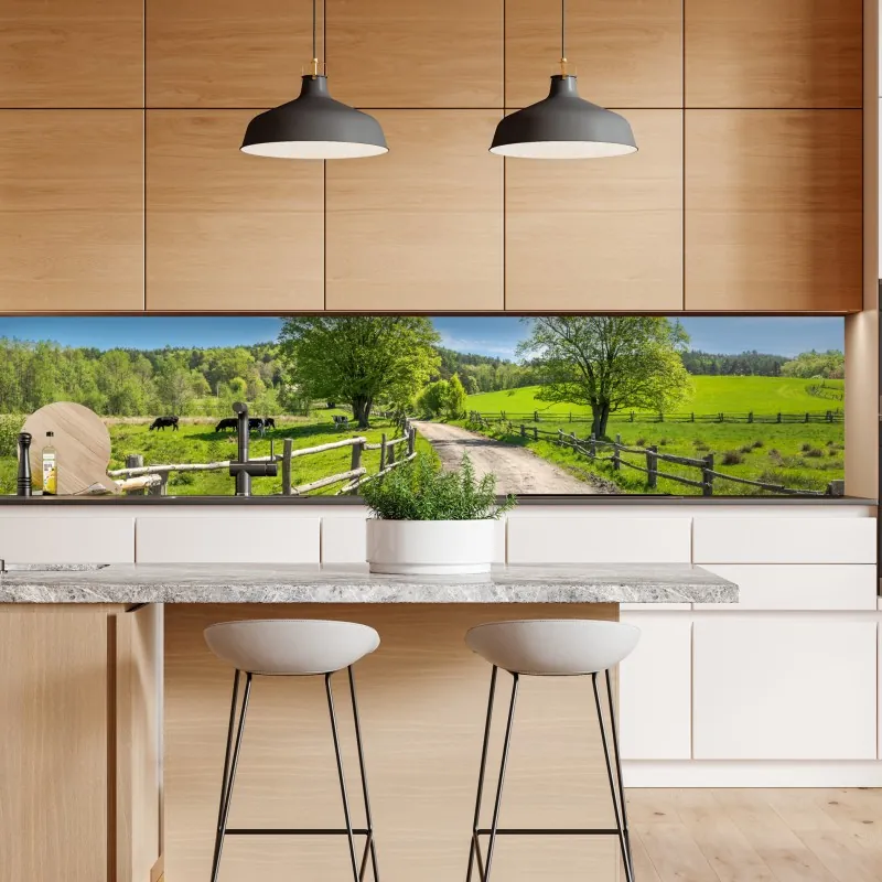 Naklejka repozycjonowalna elegancki czerwony flaming na czarnym tle – Wallissimo®