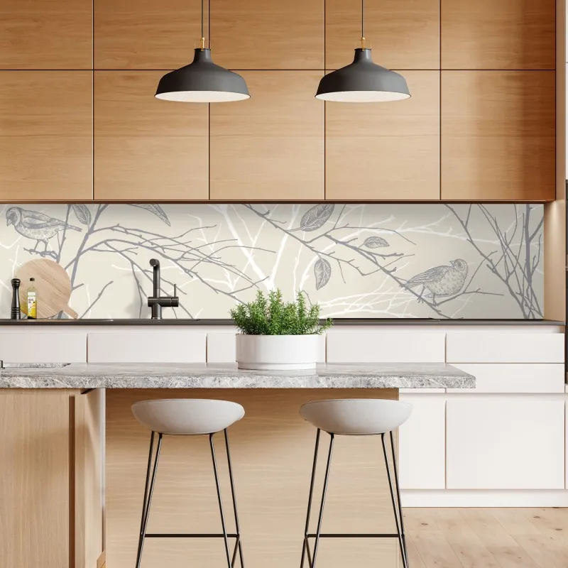 Naklejka repozycjonowalna złote geometryczne fasety – Wallissimo®