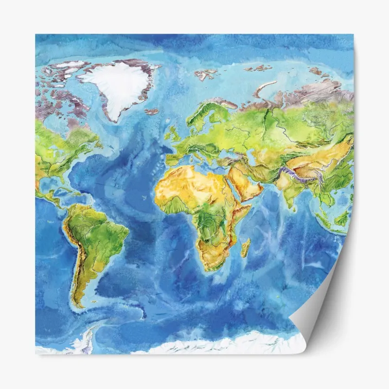 Naklejka repozycjonowalna tropikalny motyw tukanów – Wallissimo®