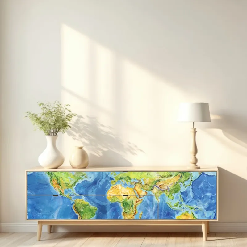 Naklejka repozycjonowalna tropikalny motyw tukanów – Wallissimo®