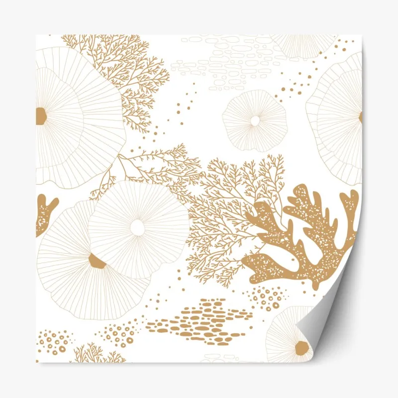 Naklejka repozycjonowalna czerwono-białe tulipany na czarnym tle – Wallissimo®