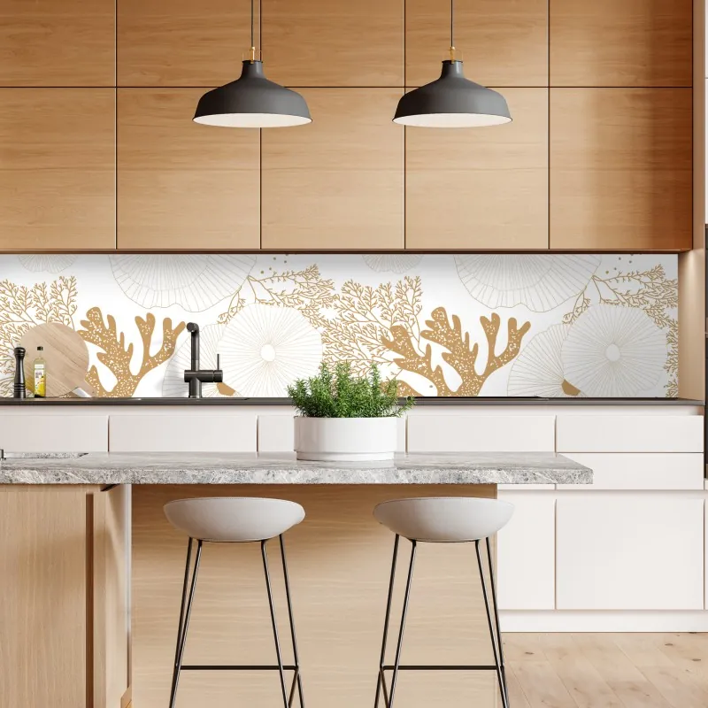 Naklejka repozycjonowalna czerwono-białe tulipany na czarnym tle – Wallissimo®