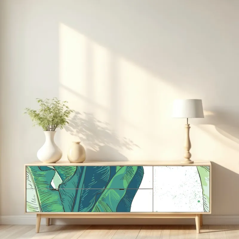 Naklejka repozycjonowalna złoty art deco łukowy wzór – Wallissimo®