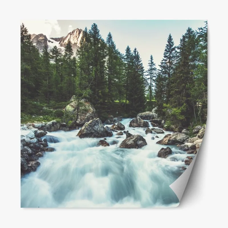 Naklejka repozycjonowalna złoty geometryczny wzór z kołami – Wallissimo®