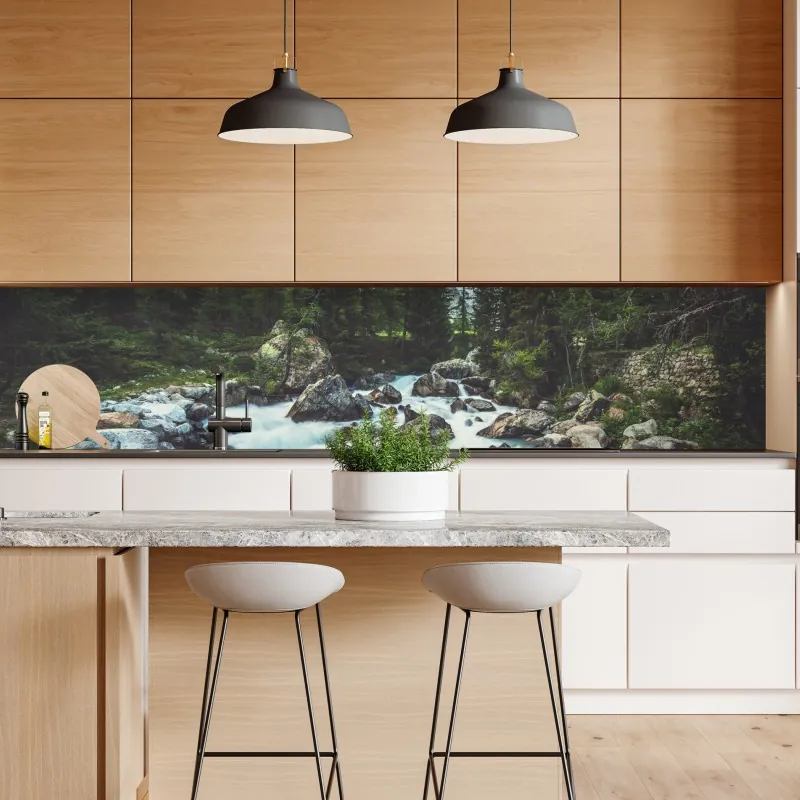 Naklejka repozycjonowalna złoty geometryczny wzór z kołami – Wallissimo®