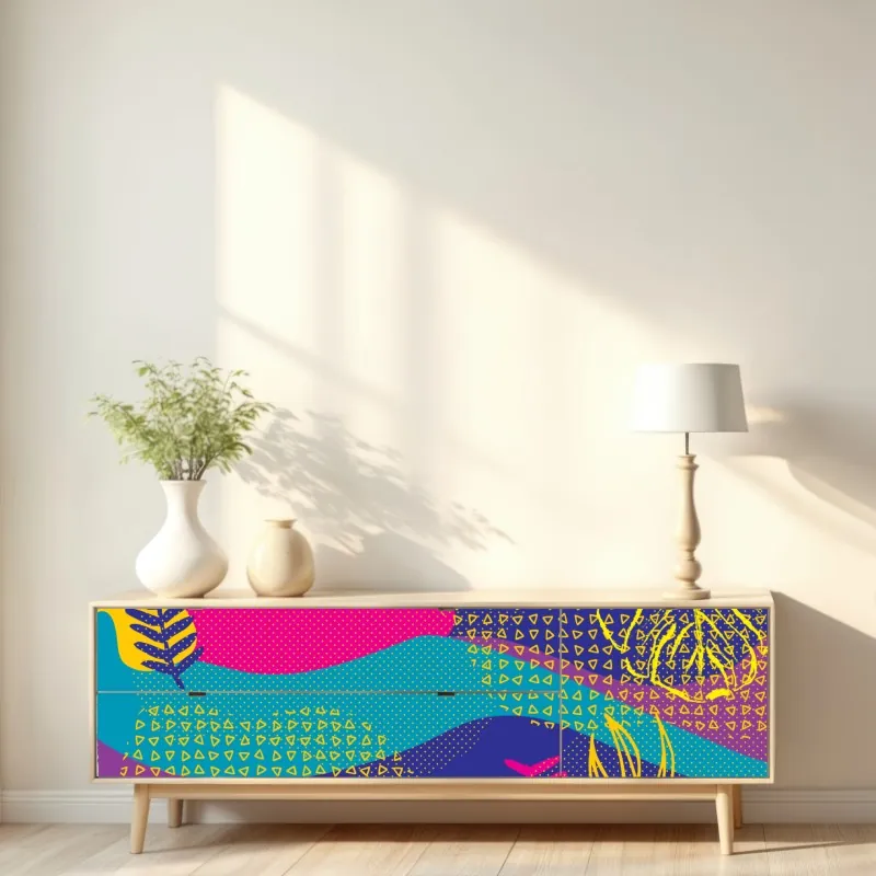 Naklejka repozycjonowalna Stambuł z Błękitnym Meczetem o zachodzie słońca – Wallissimo®