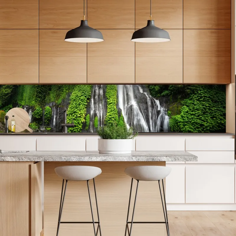 Naklejka repozycjonowalna trzy czerwone tulipany na czarnym tle – Wallissimo®