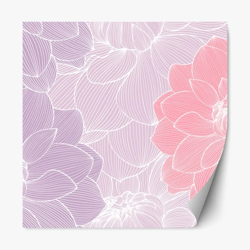 Naklejka repozycjonowalna akwarelowy wzór strąków kakaowych – Wallissimo®