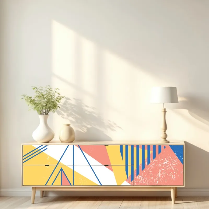 Naklejka repozycjonowalna elegancki beżowy wzór damask – Wallissimo®