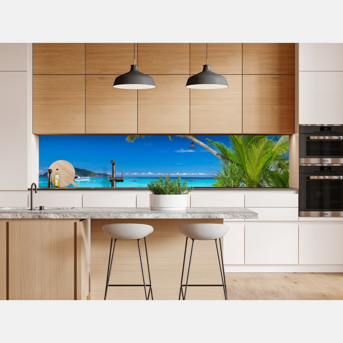 Naklejka repozycjonowalna tropikalna plaża w Tajlandii – Wallissimo® Naklejka repozycjonowalna tropikalna plaża w Tajlandii – Wallissimo®