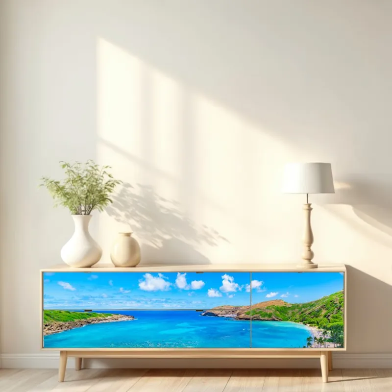 Naklejka repozycjonowalna złoty art deco łukowy wzór – Wallissimo®