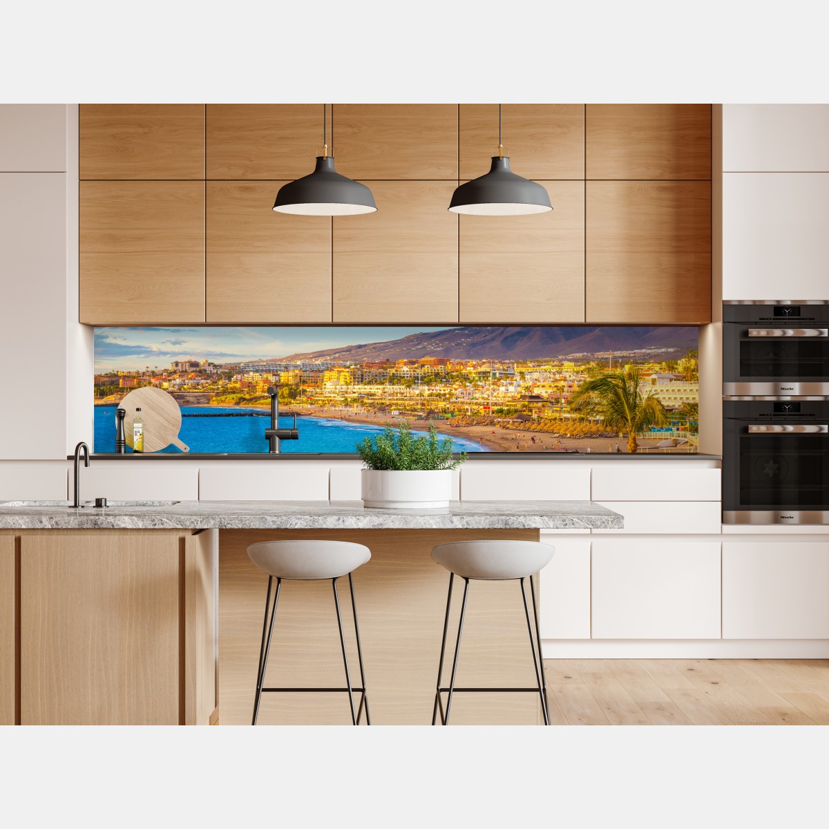 Naklejka repozycjonowalna słoneczna plaża Torviscas, Teneryfa – Wallissimo® Naklejka repozycjonowalna słoneczna plaża Torviscas, Teneryfa – Wallissimo®