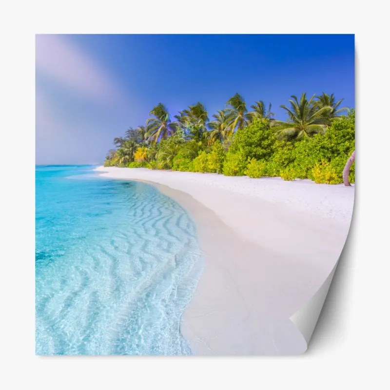 Naklejka repozycjonowalna różowy i turkusowy marmur abstrakcyjny – Wallissimo®