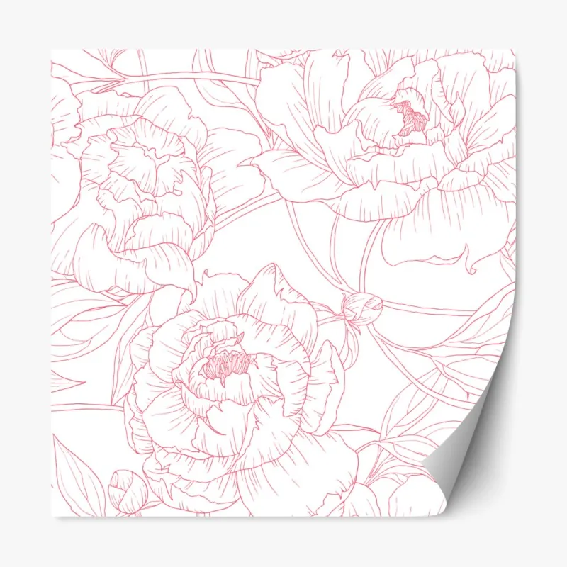 Naklejka repozycjonowalna botaniczny wzór z cytrynami – Wallissimo®