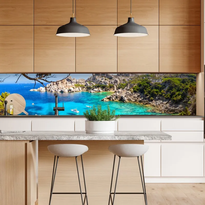 Naklejka repozycjonowalna intensywny fioletowy 3d wir wstęg – Wallissimo®