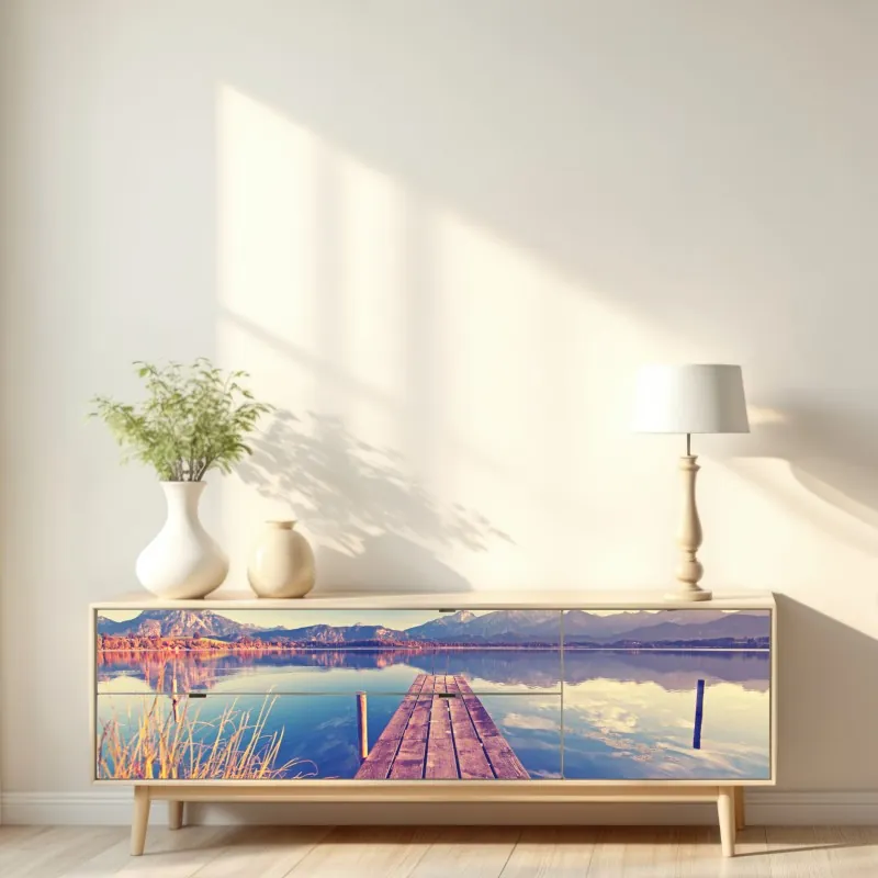 Naklejka repozycjonowalna słoneczny kanion piaskowcowy – Wallissimo®