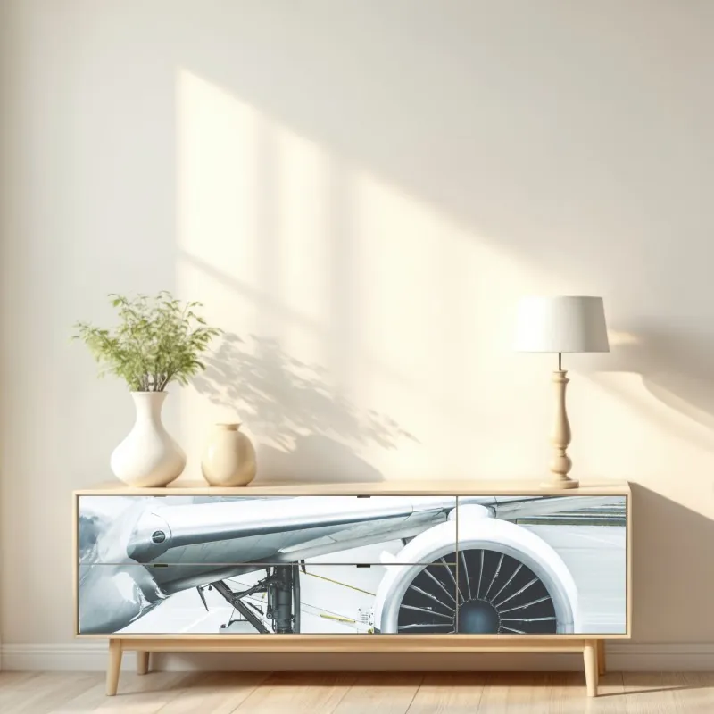 Naklejka repozycjonowalna elegancki szary wzór damasceński – Wallissimo®