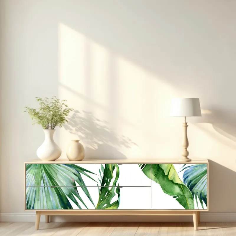 Naklejka repozycjonowalna delikatne chmury nad błękitnym niebem – Wallissimo®