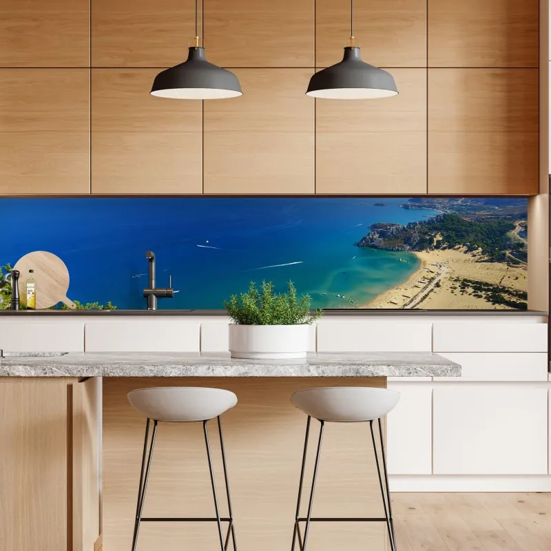 Naklejka repozycjonowalna delikatne dmuchawce na czarnym tle – Wallissimo®