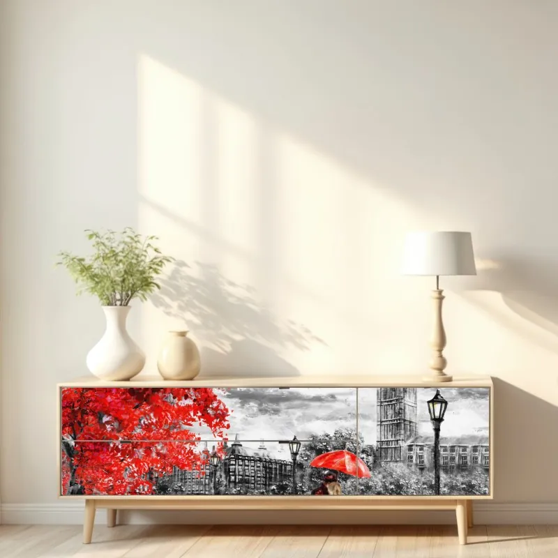 Naklejka repozycjonowalna żywy geometryczny wzór pop – Wallissimo®