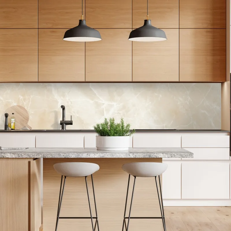 Naklejka repozycjonowalna złote liście w stylu line art – Wallissimo®