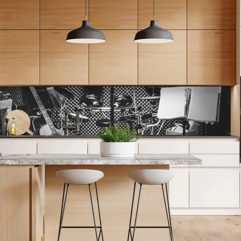 Naklejka repozycjonowalna kolorowe balony unoszące się w niebie – Wallissimo®