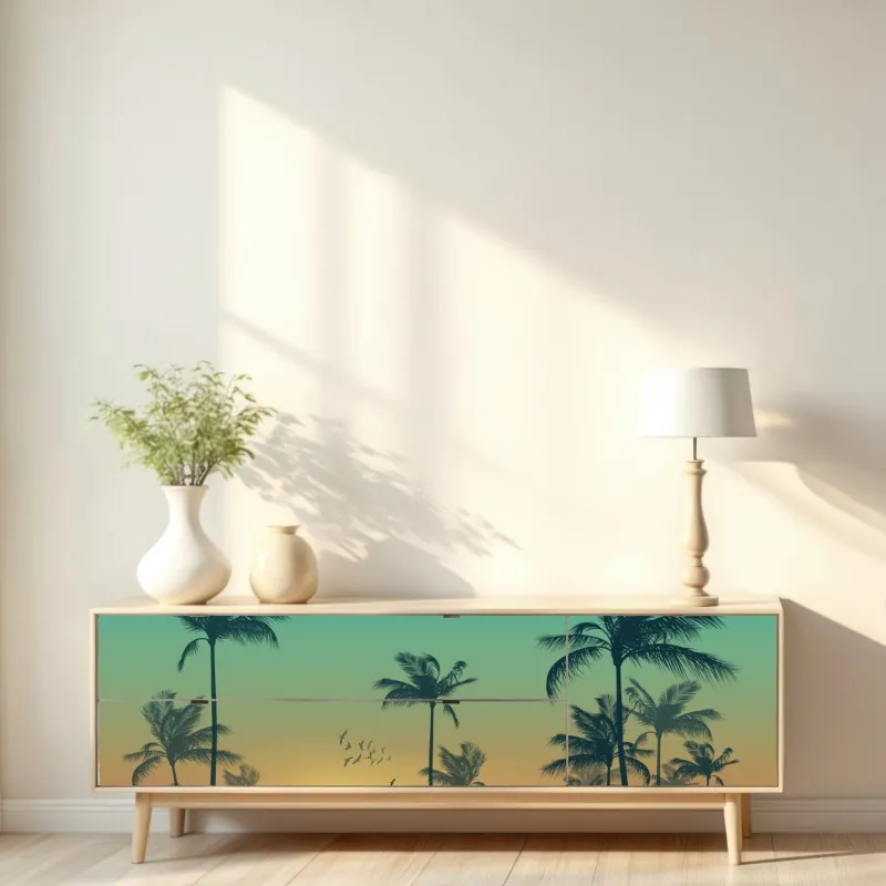 Naklejka repozycjonowalna portret studyjny czarnego labradora – Wallissimo®