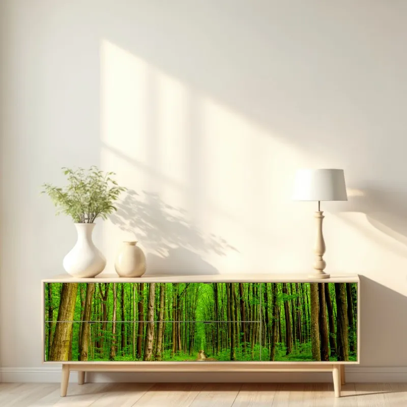 Naklejka repozycjonowalna radosny geometryczny wzór – Wallissimo®