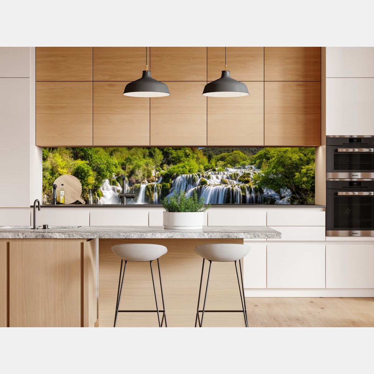 Naklejka repozycjonowalna spokojny wodospad Skradinski Buk w Parku Narodowym Krka – Wallissimo® Naklejka repozycjonowalna spokojny wodospad Skradinski Buk w Parku Narodowym Krka – Wallissimo®