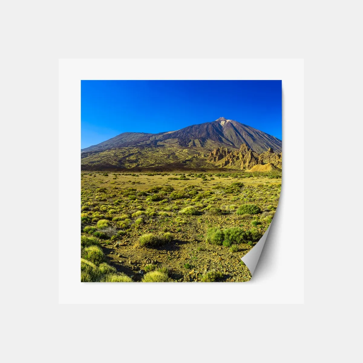 Naklejka repozycjonowalna panorama Teide na Teneryfie – Wallissimo® Naklejka repozycjonowalna panorama Teide na Teneryfie – Wallissimo®