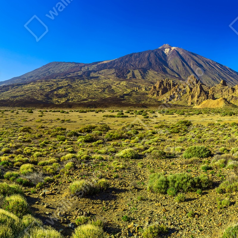 Naklejka repozycjonowalna panorama Teide na Teneryfie – Wallissimo® Naklejka repozycjonowalna panorama Teide na Teneryfie – Wallissimo®