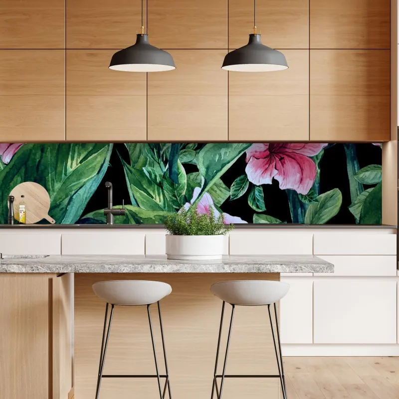 Naklejka repozycjonowalna odważny geometryczny wzór retro – Wallissimo®