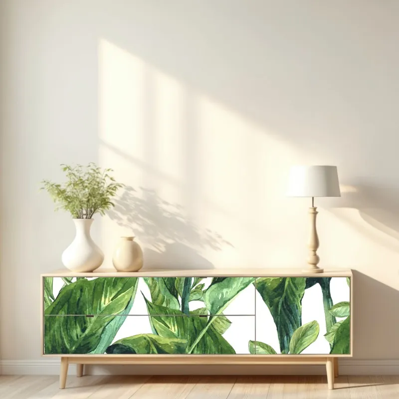 Naklejka repozycjonowalna spokojne alpejskie jezioro pod szczytem Wetterhorn, Szwajcaria – Wallissimo®