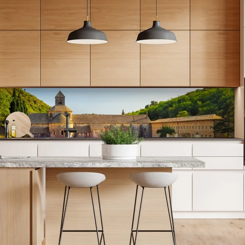 Naklejka repozycjonowalna Pawilon Tengwang o wschodzie słońca – Wallissimo®